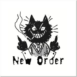 new order and the bad cat Posters and Art